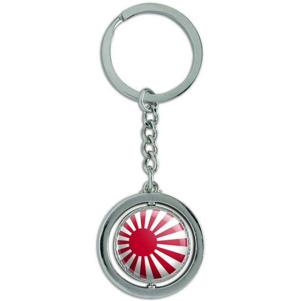 ENGRAVED FREE CB Spain With Crest Flag Round Keyring in gift box